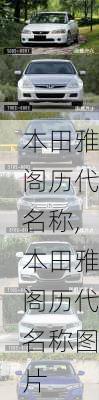 本田雅阁历代名称,本田雅阁历代名称图片